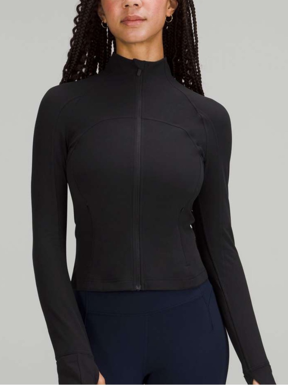 lululemon ribbed nulu cropped define jacket black new